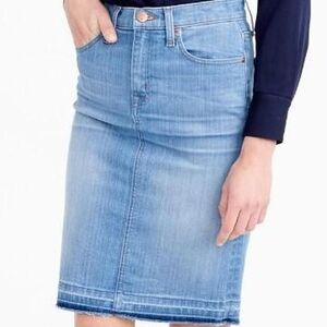 J Crew denim skirt